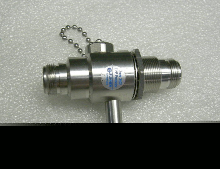 Huber suhner 3402 series gas tube lightning protector