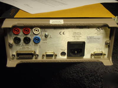 Keithley 2400 sourcemeter, recent calibration with docs