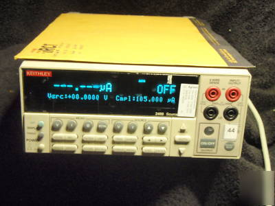 Keithley 2400 sourcemeter, recent calibration with docs