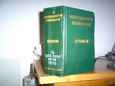Machinery's handbook 16TH ed (1959)