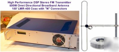 300 watt broadcast fm transmitter package