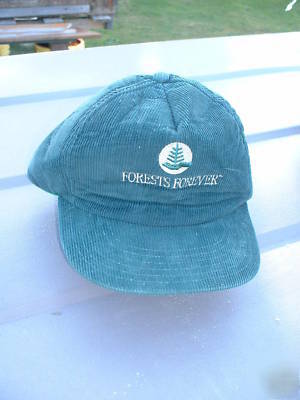 Ball cap hat - forests forever logging forestry bc H375