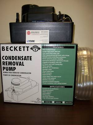 Beckett CB201TUL 115V condensate pump w/ vinyl tubing