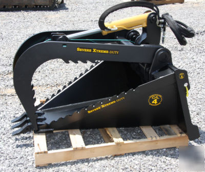 Cal x-treme duty skid steer stump grapple free shipping