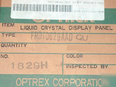 New FRD10629AAD-cu lcd display optrex (5PCS) 