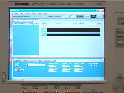 Tektronix AWG7101-01/02 arbitrary waveform generator