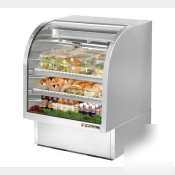 True tcgg-36-s| curved glass deli case| 1 ea