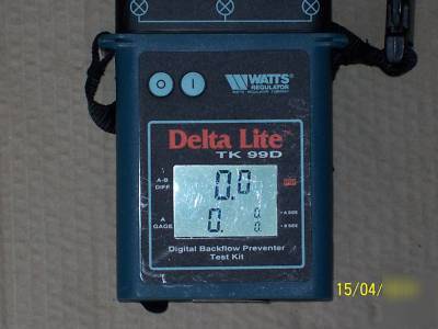 Watts tk-99D digital backflow preventer test kitw/xtras