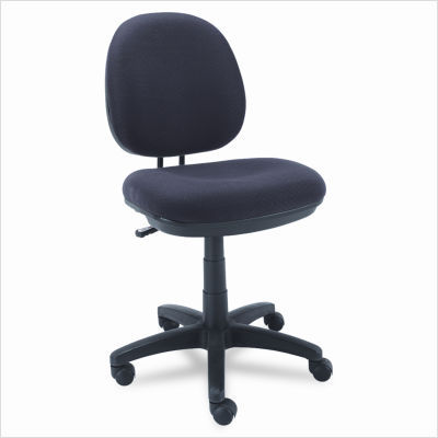 Alera interval series task chair, black fabric