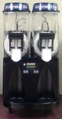 Bunn ultra 2 twin bowl frozen drink slush machine blk