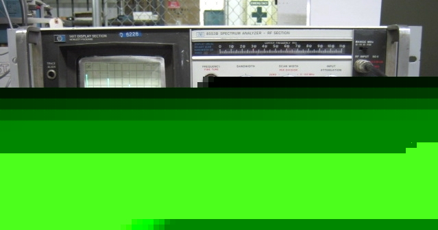 Agilent hp 141T 8552B 8553B spectrum analyzer system