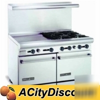 American range 48IN range, 24IN griddle, 2X 20IN ovens