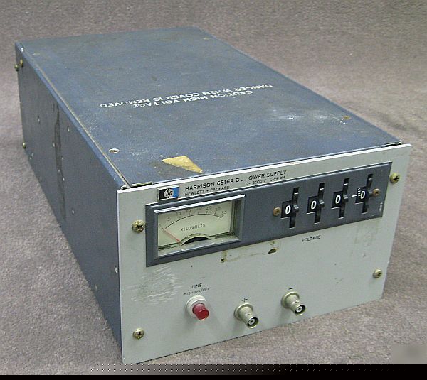 Hp/agilent 6516A high voltage dc power supply 0-3KV 6MA