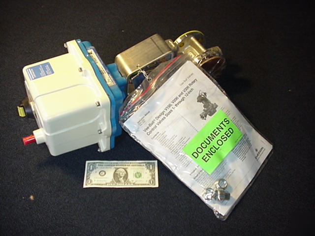 New fisher stainless vee-ball valve V150 valvcon 1 inch 