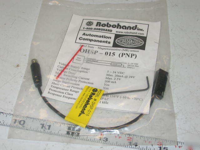 New robohand solid state auto switch sensor ohsp-015