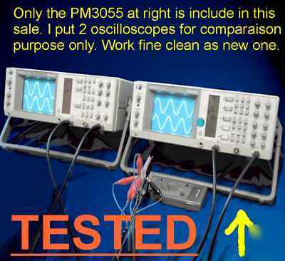 Philips PM3055 oscilloscope pm 3055 good working nice