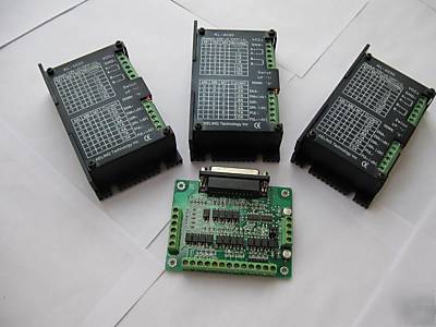 Three axis cnc router/mill stepper motor driver 40V/3A