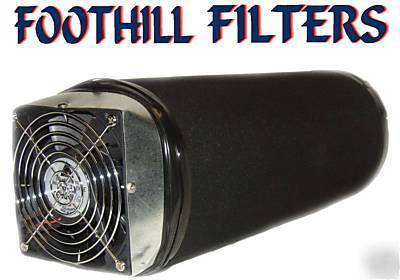 6 x 14 activated carbon filter odor scrubber 130 cfm