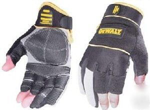 Dewalt dpg-24 DPG24 3 finger framer work gloves-large