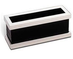 New waterford silver oxford business card holder box