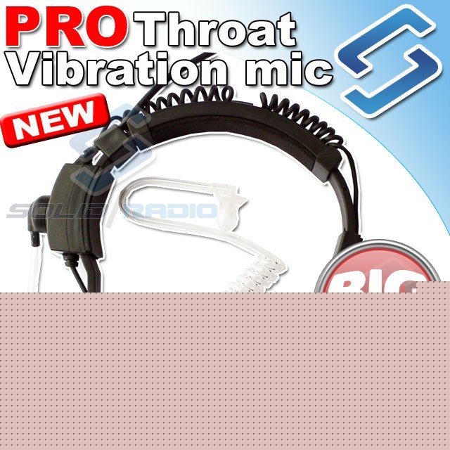 Pro throat vibration mic big ptt for kg-679 kg-UVD1