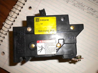 Used square d EHB34100 100 amp circuit breaker