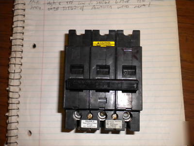 Used square d EHB34100 100 amp circuit breaker