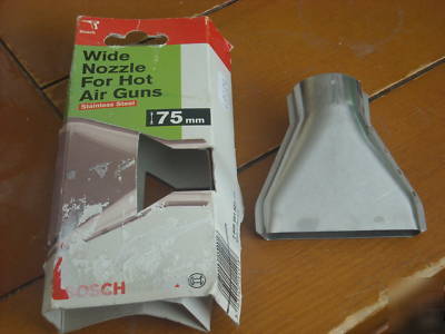 Wide nozzle for bosch hot / heat air guns 75MM