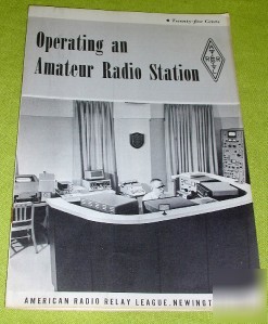 A r r l operating an amateur radio station 1966