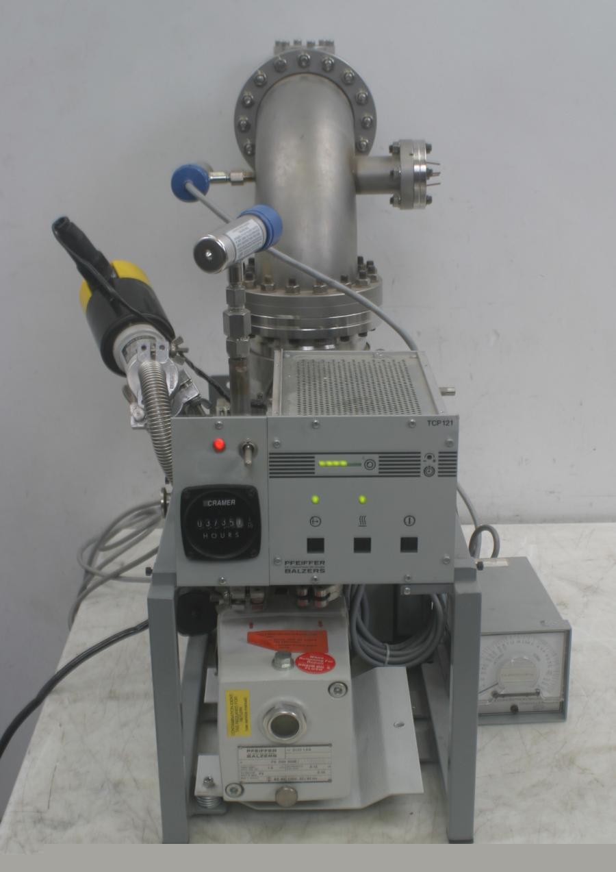 Balzers duo 1.5A tpu 240 TCP121 turbo vacuum pump sys