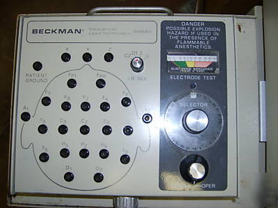 Beckman accutrace electroencephalograph (eeg) 