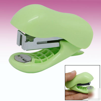Durable plastic & metal portable green staple remover