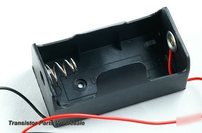 Pkg 5,1X d battery 1.5V dc power supply holder case box