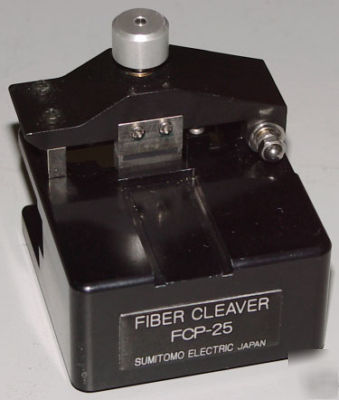 Sumitomo fcp-25 ribbon fiber optic cleaver splicer