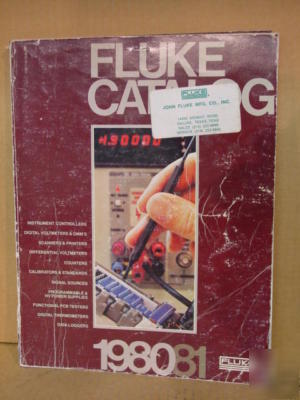 Fluke vintage 1980-1981 instrument catalog 179 pages