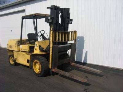 Hyster 11,000LB. capacity pneumatic tire forklift 
