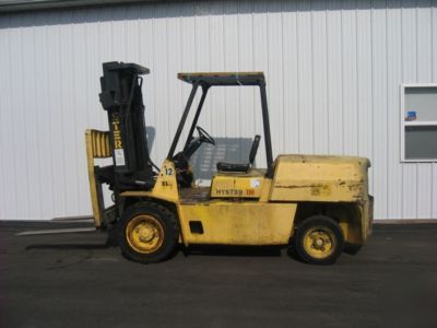 Hyster 11,000LB. capacity pneumatic tire forklift 