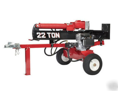 Log splitter horizontal & vertical - 22 ton - honda eng