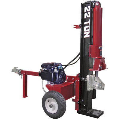 Log splitter horizontal & vertical - 22 ton - honda eng