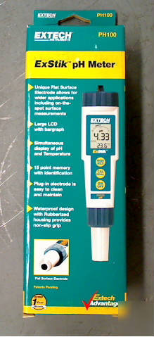 New extech PH100 exstik waterproof ph meter 