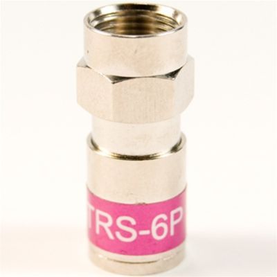 Plenum RG6 f compression connectors coaxial cable ends 