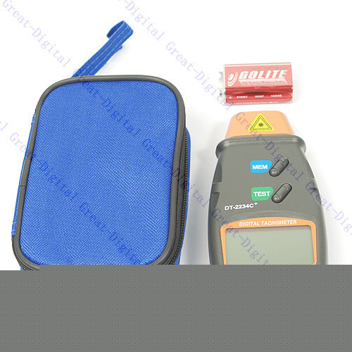 Digital photo laser tachometer rpm lcd non contact tool