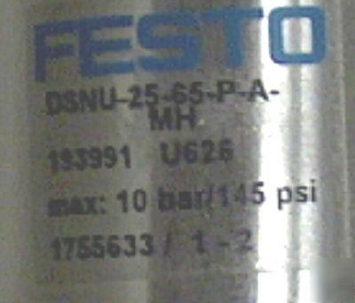 Festo dsnu-25-65-p-a-mh air cylinder 193991 