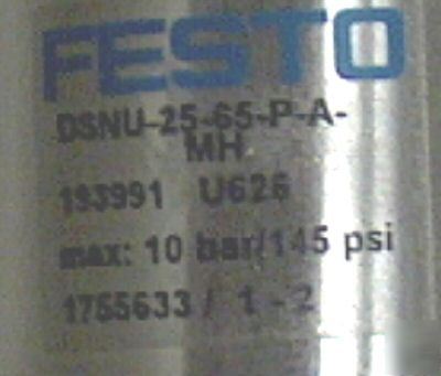 Festo dsnu-25-65-p-a-mh air cylinder 193991 