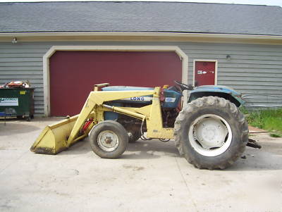 Long 560 60HP diesel tractor with loader