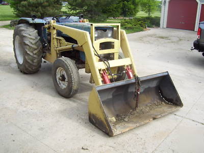 Long 560 60HP diesel tractor with loader