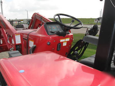 Mahindra 4025 2WD with front end loader and attachments