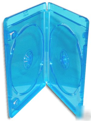 Double =blu-ray case= with molded blu-ray logo 100-pak