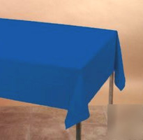 New fabricmate blue 75 ft. banquet tablecloth roll 