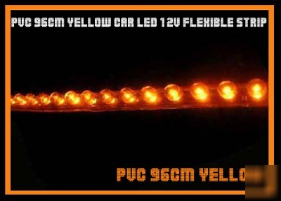 Pvc yellow 96CM led 12V waterproof flexible strip light